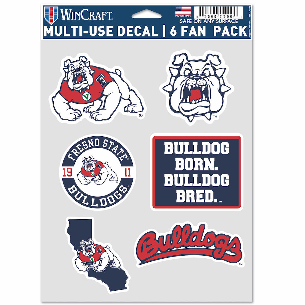 Fresno State Bulldogs Proud Die Cut Decal Officially Licensed Collegiate Product 3-Inches Wide – R & R INC Fresno State Bulldogs Proud Die Cut Decal Officially Licensed Collegiate Product 3-Inches Wide – R & R INC