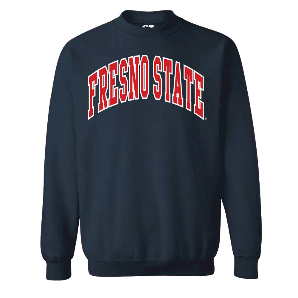 Fresno State Arched Crew – Bulldog Locker