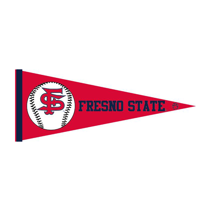  Fresno State Bulldogs Pennant Flag and Wall Tack